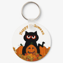 Spoooky Kitty Keychain