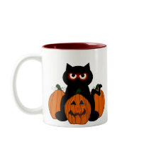 Spoooky Kitty mugs