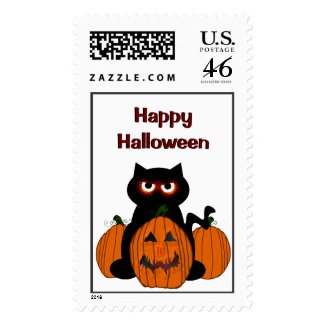 Spoooky Kitty stamp