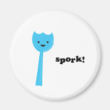 Spork! Refrigerator Magnet
