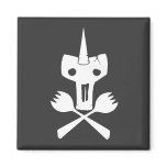 Sporkicorn Magnet magnets