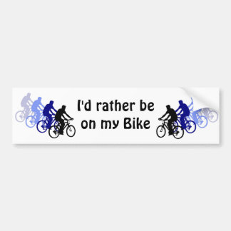 cycling bumper stickers