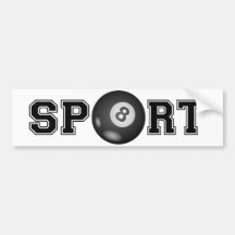 Sport (Billiard) Bumper Stickers