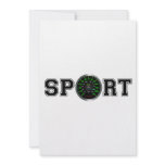 Sport (Cool Speed Emblem) Personalized Invite