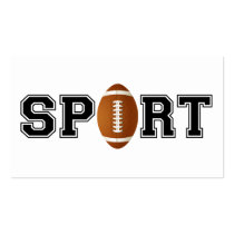 Sport (Football) Business Card Templates
