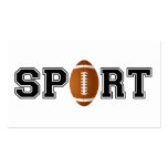 Sport (Football) Business Card Templates