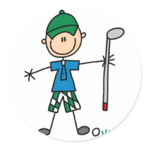 Sport Golf Sticker