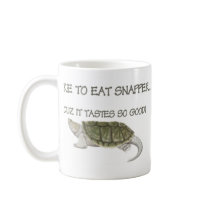 Sport & Hunting Snapping Turtle Fishing Eating Mugs