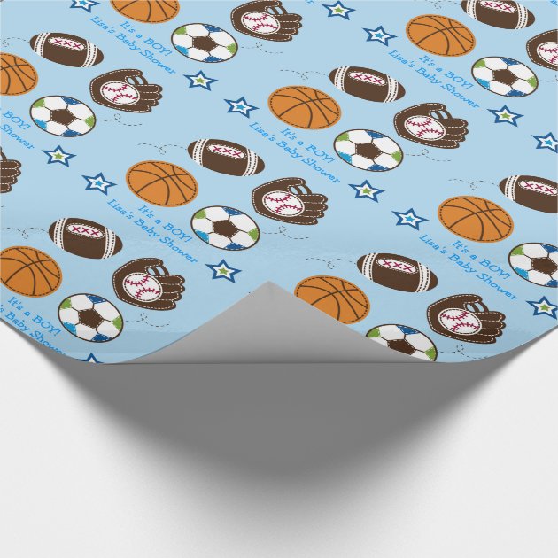 Sport Personalized Wrapping Paper 4/4