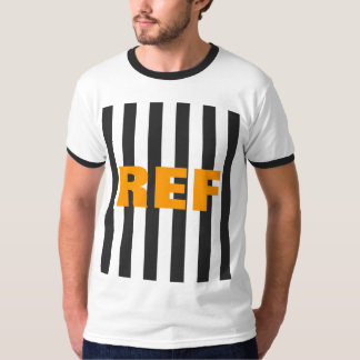 black and white ref shirt