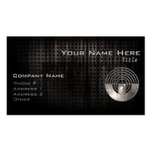 Sport Shooting; Cool Business Card Template