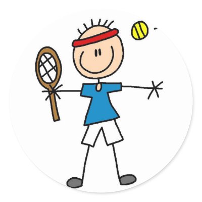 Sport Tennis Sticker by stick_figures