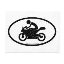 Sportbike Postcard