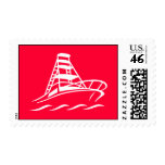 Sportfish Boat Postage Stamps