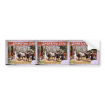 Sporting Life, 'Lady Luck Wins the Derby' Retro Th bumper stickers