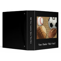 Sports Al-Star, Basketball/Soccer/Football 3 Ring Binders