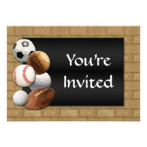 Sports Al-Star, Basketball/Soccer/Football Custom Invites