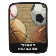 Sports Al-Star, Basketball/Soccer/Football Sleeve For iPads