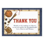 Sports All Star Thank You Card