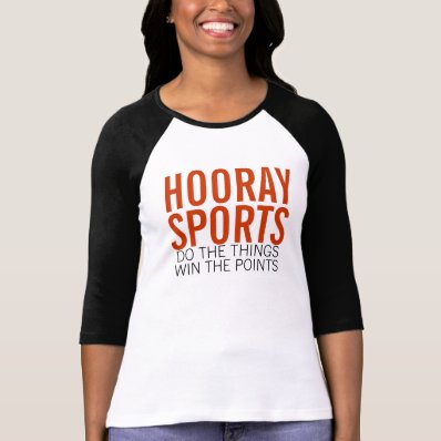 Sports and points and things tees