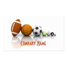 Sports / Balls Business Card