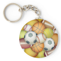 Sports-balls Keychains
