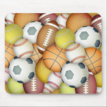 Sports-balls mousepads
