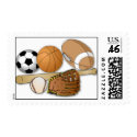sports balls stamp