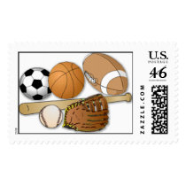 sports balls stamp