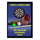 postcard - customizable,can be changed for any sports related theme.