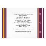 Sports Bar Mitzvah Invitation Redskins Football invitations