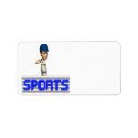 Sports Baseball Personalized Address Labels