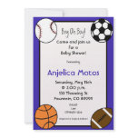 sports, Boy Oh Boy!, honoring, Come and join us... Custom Invitations