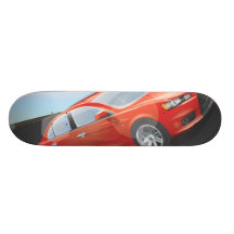Sports Car Custom Skate Board