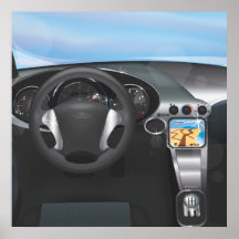 Cartoon Car Dashboard