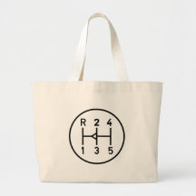 Sports car gear knob, transmission shift pattern bag