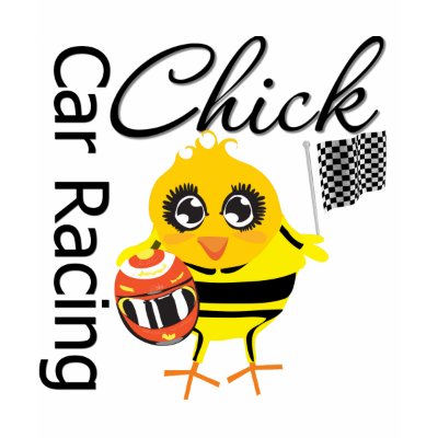 Sports Car Racing Chick t shirts