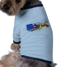 Sports computer app concept doggie tee