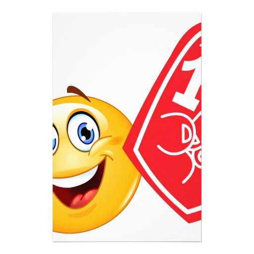 sports fan emoji stationery Zazzle