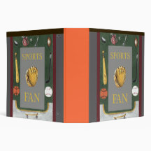 Sports Fan with equipment Binder