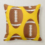 sports football throw pillow