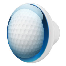 Sports Golf Ball Drawer Knobs Ceramic Knob