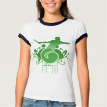 SPORTS GREENLINE t-shirts by ASH_BABY SPORTS GREENLINE t-shirts