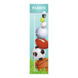 Sports Growth Chart Print