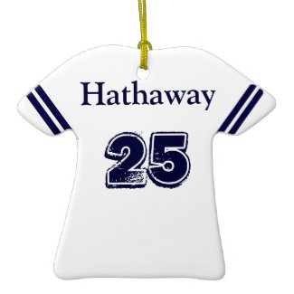 Sports Jersey Ornament ornament