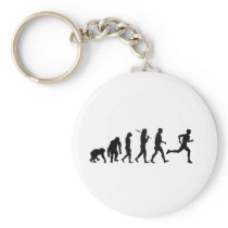 Sports Keyrings - Running Runners Evolution Keychains