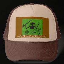 SPORTS MAKE ME FEEL GOOD HAT hats