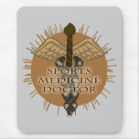 Sports Medicine Doctor Caduceus Mousepad