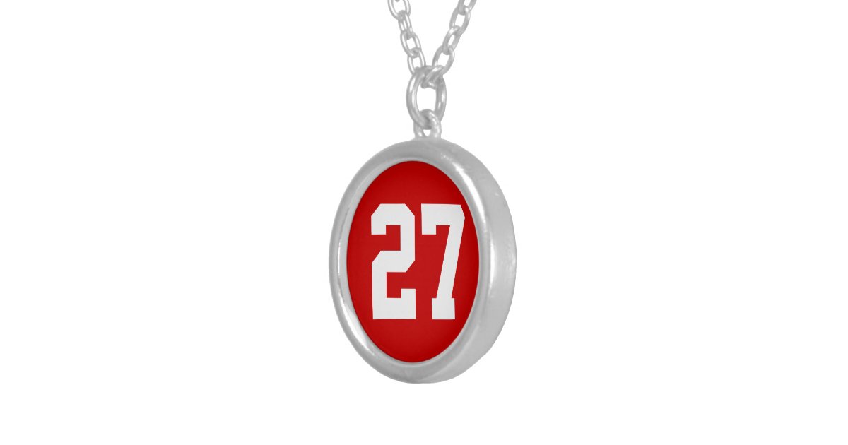 Sports Number Necklaces for Men, Women, Boys Girls Zazzle