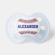 Sports Personalized Baseball Pacifiers